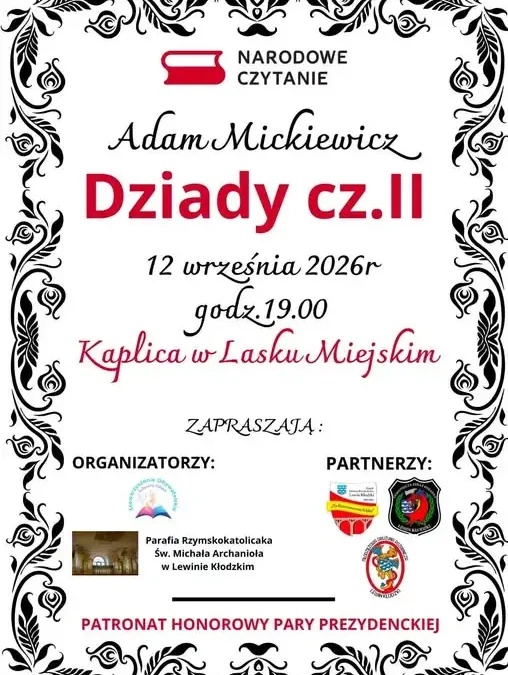 OSP Lewin Kłodzki partnerem Narodowego Czytania „Dziadów”