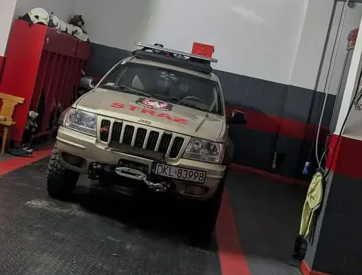 Powalone drzewo na drodze w Lądku-Zdroju – interwencja OSP