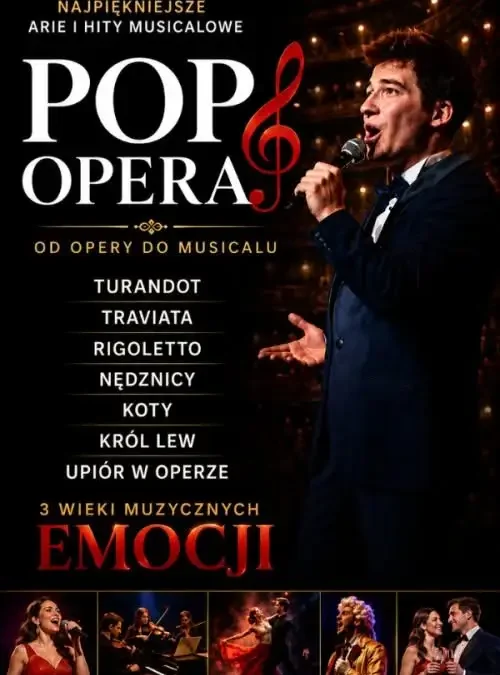 Pop Opera – od Opery do Musicalu w Kłodzku: bilety na wyjątkowe widowisko