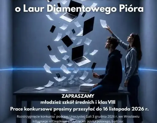 Rusza Dolnośląski Konkurs Literacki o Laur Diamentowego Pióra 2026