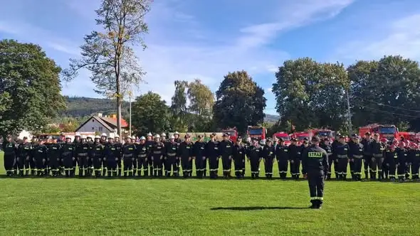 Zawody sportowo-pożarnicze OSP na Stadionie Trojana w Lądku-Zdroju