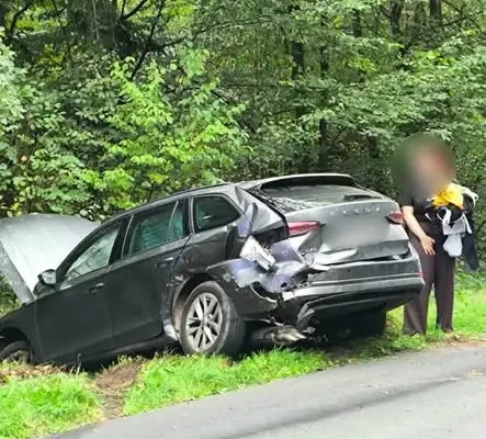 Wypadek dwóch pojazdów w Stankowie – interweniowały służby ratunkowe