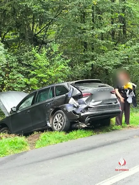Wypadek dwóch pojazdów w Stankowie – interweniowały służby ratunkowe