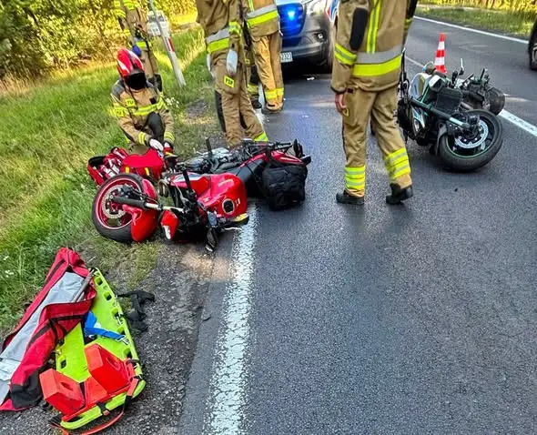 Dożynki Gminne w Słoszowie: pokazy strażackie i interwencja na DK8
