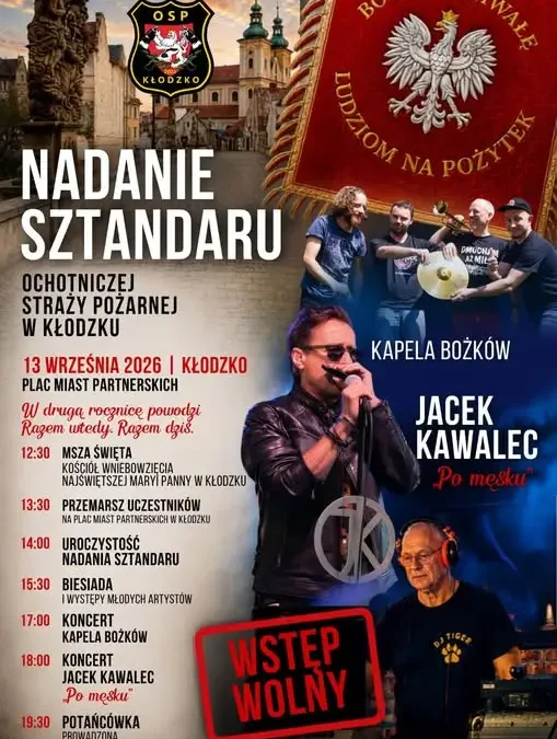 Uroczyste nadanie sztandaru OSP Kłodzko – program wydarzenia