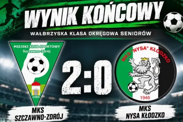 Nysa Kłodzko bez punktów w Szczawnie-Zdroju. Dwie czerwone kartki i osłabiony skład