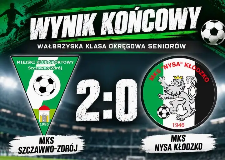 Nysa Kłodzko bez punktów w Szczawnie-Zdroju. Dwie czerwone kartki i osłabiony skład