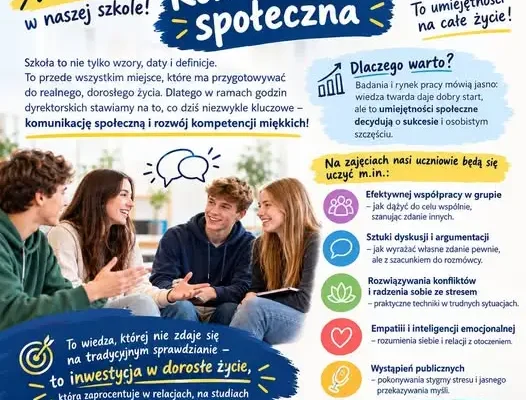Duszniki: szkoła stawia na kompetencje miękkie w ramach godzin dyrektorskich