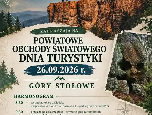 Powiatowe Obchody Światowego Dnia Turystyki w Górach Stołowych – zapisy do 21 września