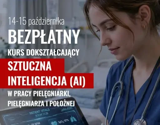Bezpłatny kurs AI dla pielęgniarek i położnych w Kłodzku – 14-15 października