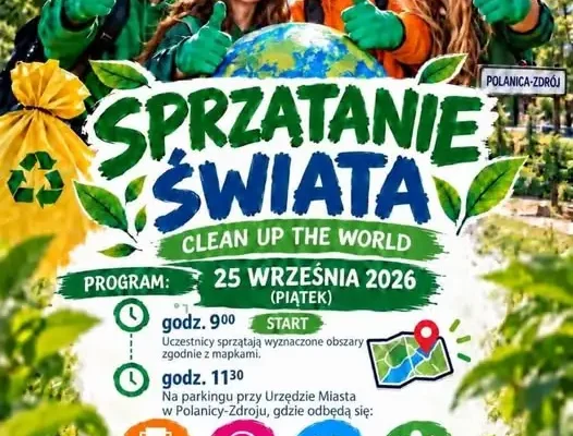 Sprzątanie Świata – CLEAN UP THE WORLD wraca do Polanicy-Zdroju