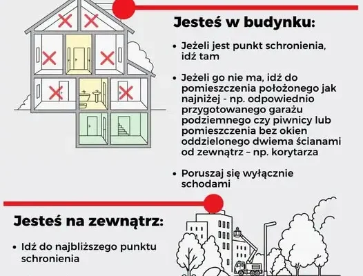 Alarm w Lublinie i na Podkarpaciu. Ponad 500 punktów dla mieszkańców