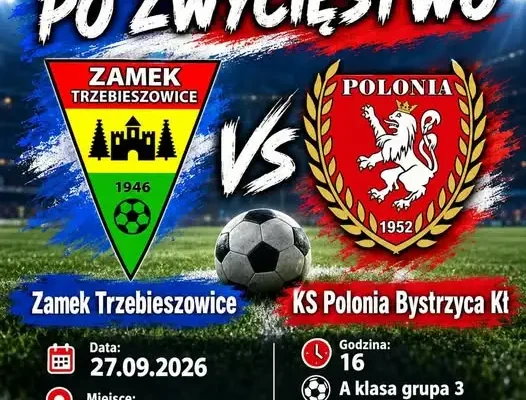 Polonia Bystrzyca Kłodzka jedzie do Trzebieszowic po zwycięstwo