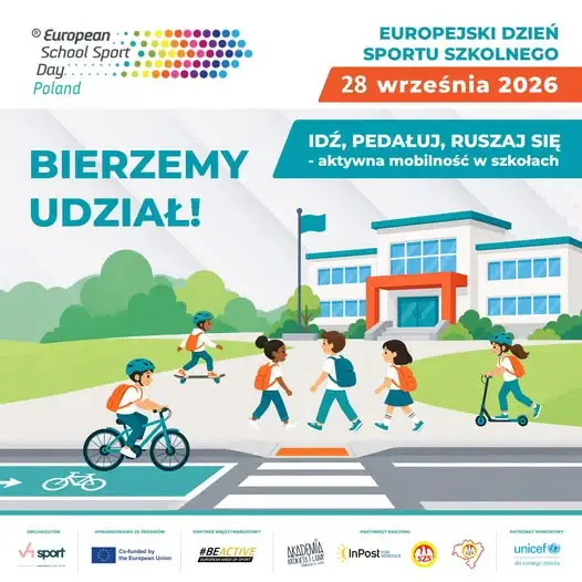 Europejski Dzień Sportu Szkolnego – „Idź, pedałuj, ruszaj się”