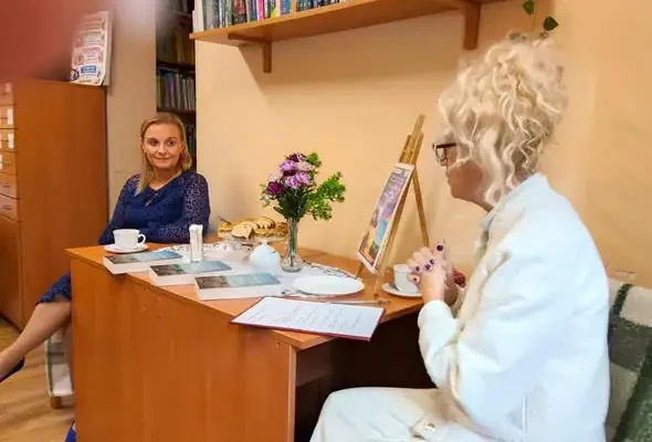 Justyna Kisiel spotkała się z czytelnikami w Wojciechowicach