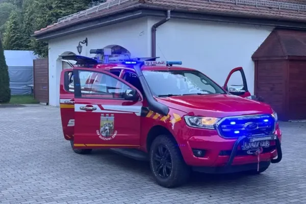 Duszniki-Zdrój: interwencja straży pożarnej przy ul. Zdrojowej