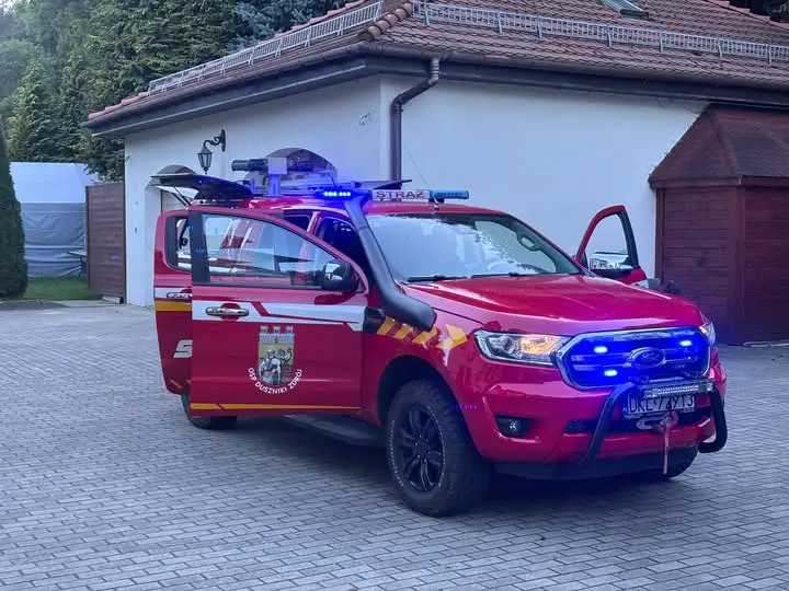 Duszniki-Zdrój: interwencja straży pożarnej przy ul. Zdrojowej