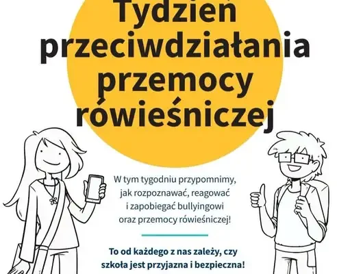 Tydzień przeciwdziałania przemocy rówieśniczej w szkołach – do 2 października