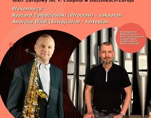 Saksofonowe impresje w Dusznikach-Zdroju – koncert już 9 października