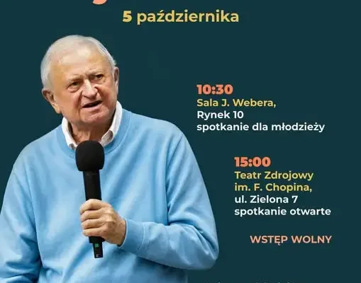 Krzysztof Bilica w Dusznikach-Zdroju: spotkania autorskie już 5 października