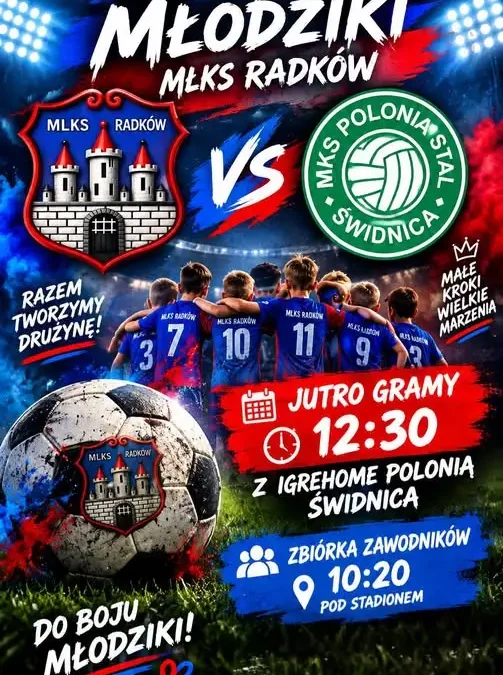 Młodziki MLKS Radków zagrają z Polonią Świdnica – mecz już jutro