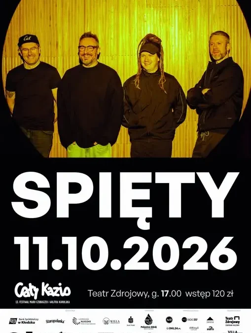 Spięty wystąpi w Polanicy-Zdroju. Solowy koncert w ramach Festiwalu Cały Kazio
