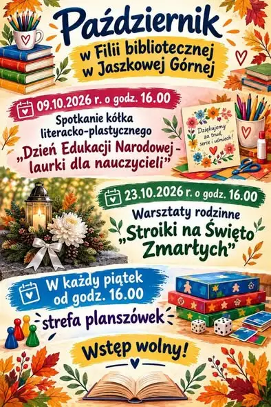 Październik pełen atrakcji w Bibliotece Publicznej Gminy Kłodzko