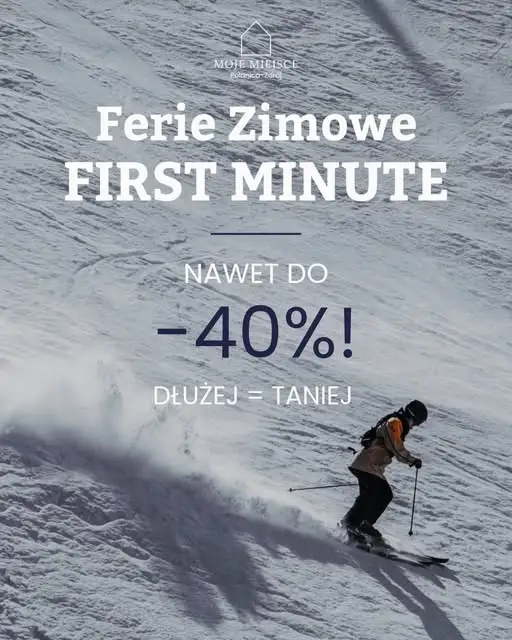 Ferie zimowe 2027 w Polanicy-Zdroju: promocja First Minute z rabatem do 40%