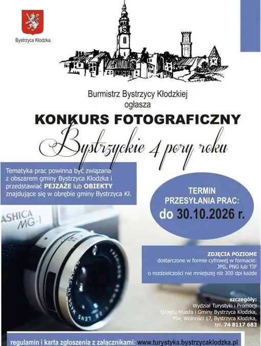 Konkurs fotograficzny „Bystrzyckie 4 pory roku” – zostały dwa dni na zgłoszenie zdjęć