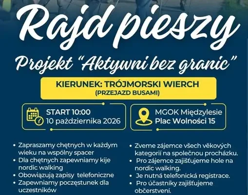 Nordic walking w Międzylesiu – zapisy na wspólny spacer już trwają