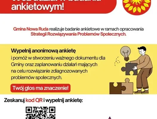 Gmina Nowa Ruda pyta mieszkańców o problemy społeczne – trwa badanie ankietowe