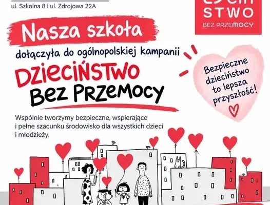 Szkoła w Kudowie-Zdroju włącza się w kampanię „Dzieciństwo bez Przemocy”