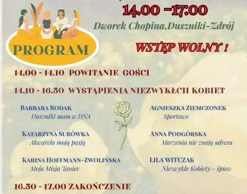 Jesienne popołudnie z Niezwykłymi Kobietami Ziemi Kłodzkiej w Dusznikach-Zdroju
