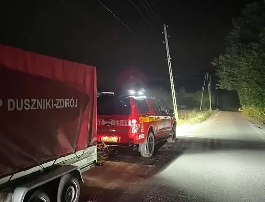 Polanica-Zdrój: Całonocna akcja poszukiwawcza zakończona sukcesem