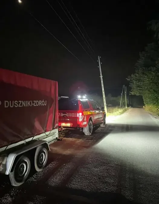 Polanica-Zdrój: Całonocna akcja poszukiwawcza zakończona sukcesem