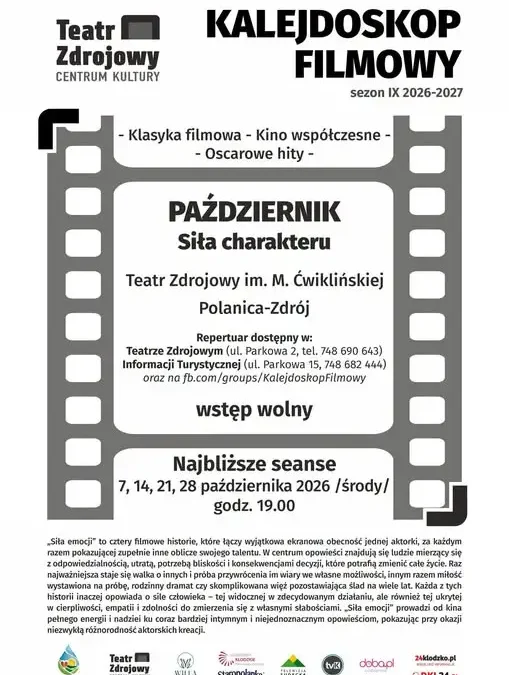 Kalejdoskop filmowy wraca po wakacjach z cyklem „Siła emocji”