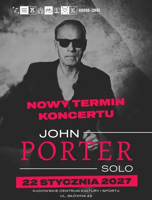 Koncert Johna Portera w Kudowie-Zdroju przeniesiony na styczeń