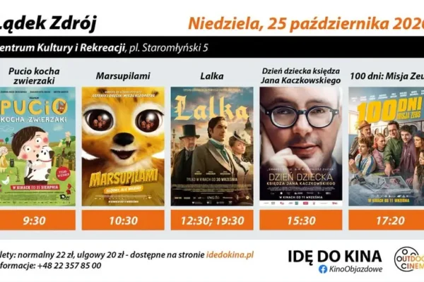 Kino objazdowe zawita do Lądka-Zdroju. Bilety już w sprzedaży online