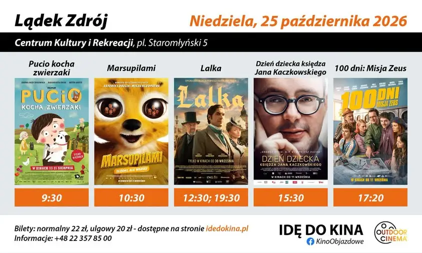 Kino objazdowe zawita do Lądka-Zdroju. Bilety już w sprzedaży online