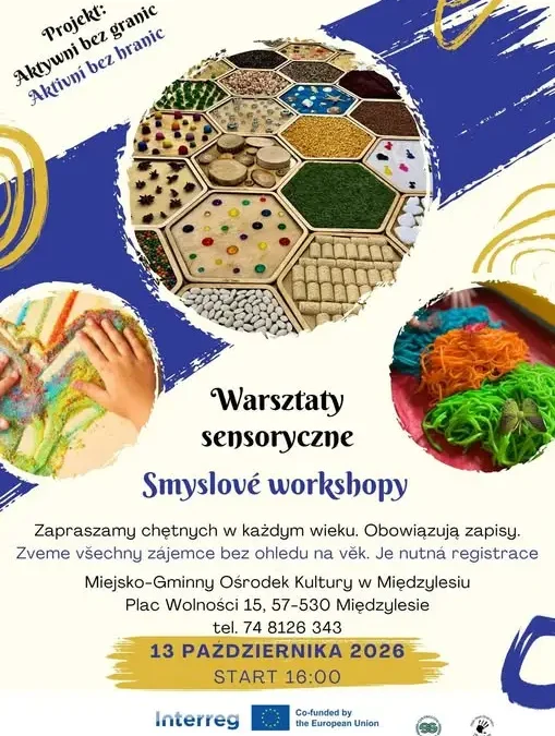 Warsztaty sensoryczne w Międzylesiu – trwają zapisy