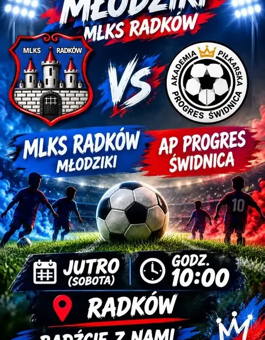 Młodziki MLKS Radków zagrają z AP Progres Świdnica