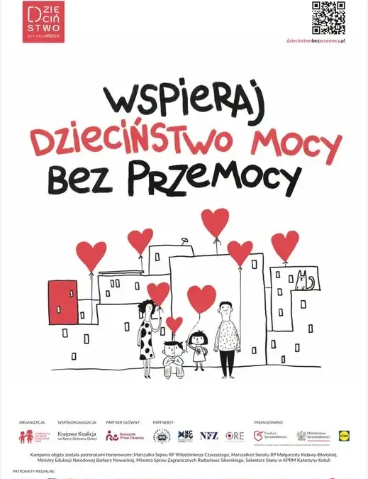 Gmina Lewin Kłodzki po raz kolejny wspiera kampanię „Dzieciństwo bez przemocy”