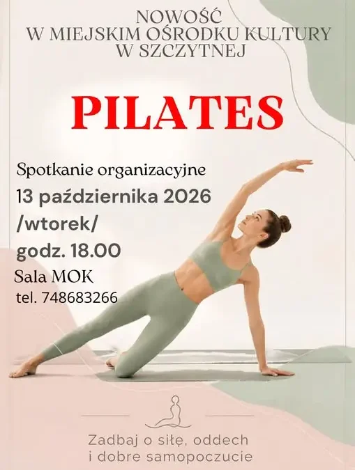 Pilates wraca do Szczytnej – spotkanie organizacyjne już 13 października