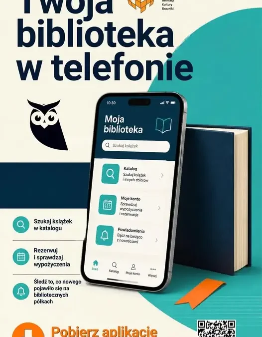 Nowa aplikacja Sowa MOBI ułatwi czytelnikom zarządzanie biblioteką