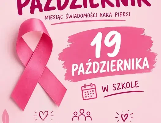 Różowy Październik w ZSP Bystrzyca – solidarność i profilaktyka raka piersi