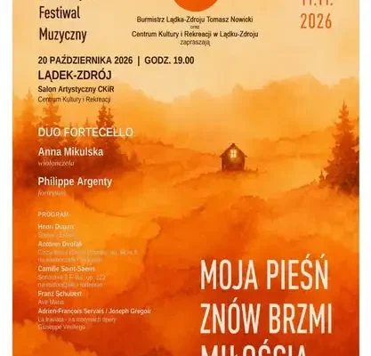 Lądek-Zdrój: spotkania autorskie, koncert i warsztaty malarskie w najbliższych dniach
