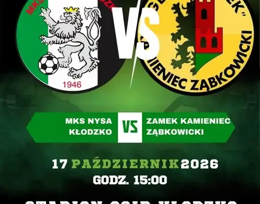 Nysa Kłodzko zmierzy się z GLKS Zamek Kamieniec Ząbkowicki w meczu Klasy Okręgowej