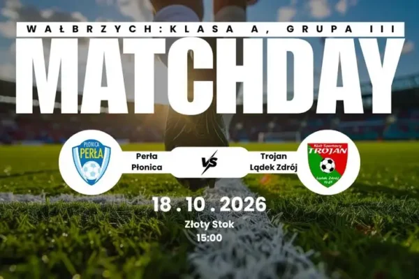 LKS Trojan Lądek-Zdrój zagra z Perłą Płonica w Złotym Stoku