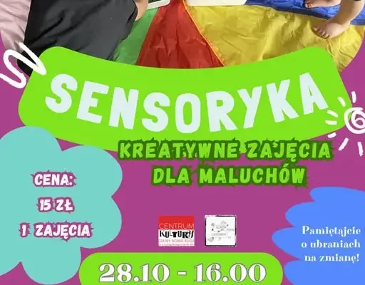 Zajęcia sensoryczne dla maluchów w Centrum Kultury Gminy Nowa Ruda
