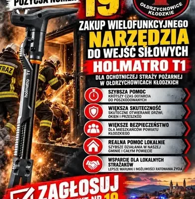Głosowanie w Budżecie Obywatelskim Powiatu Kłodzkiego — OSP Ołdrzychowice Kłodzkie walczy o sprzęt ratowniczy